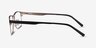 Media Black MetalEyeglass Frames from EyeBuyDirect, Side View