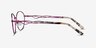 Helix Violet MétalMontures de lunettes de vue d'EyeBuyDirect, Vue de Côté