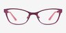 Mardi Gras Rose MétalMontures de lunettes de vue d'EyeBuyDirect, Vue de Face