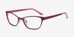 Mardi Gras Pink MetalEyeglass Frames from EyeBuyDirect, Angle View