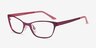 Mardi Gras Rose MétalMontures de lunettes de vue d'EyeBuyDirect, Vue d'Angle