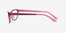 Mardi Gras Rose MétalMontures de lunettes de vue d'EyeBuyDirect, Vue de Côté