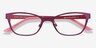 Mardi Gras Rose MétalMontures de lunettes de vue d'EyeBuyDirect, Vue Rapprochée