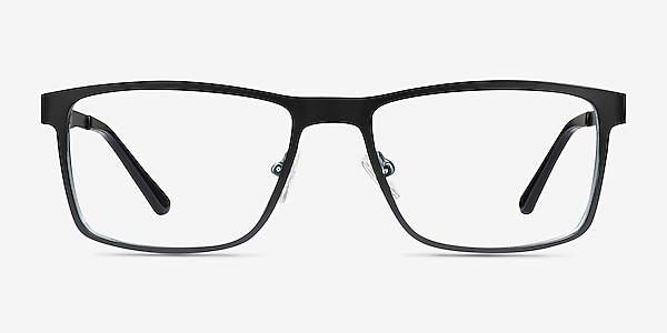 Bemuse Black Metal Eyeglass Frames