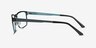 Bemuse Black MetalEyeglass Frames from EyeBuyDirect, Side View