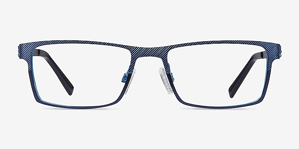 Soon Blue Metal Eyeglass Frames