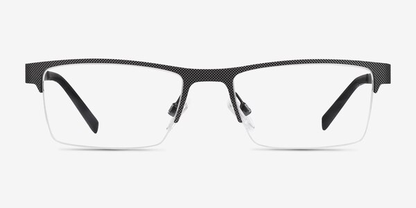 Vine Noir Métal Montures de lunettes de vue