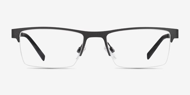 Vine Black MetalEyeglass Frames from EyeBuyDirect, Front View