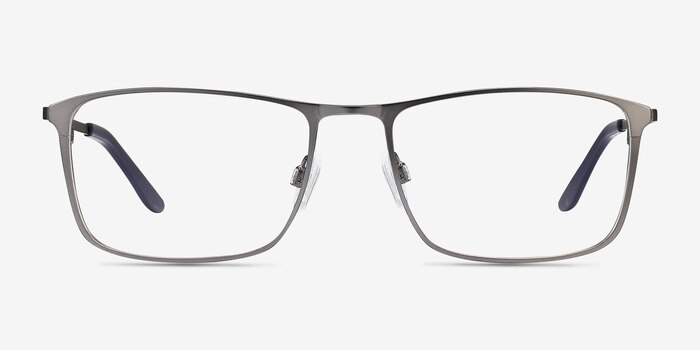 Daytona Gunmetal Metal Eyeglass Frames from EyeBuyDirect