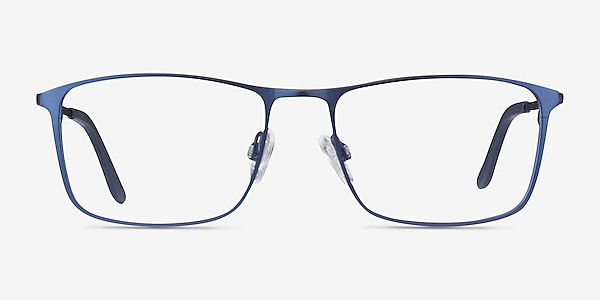 Daytona Blue Metal Eyeglass Frames