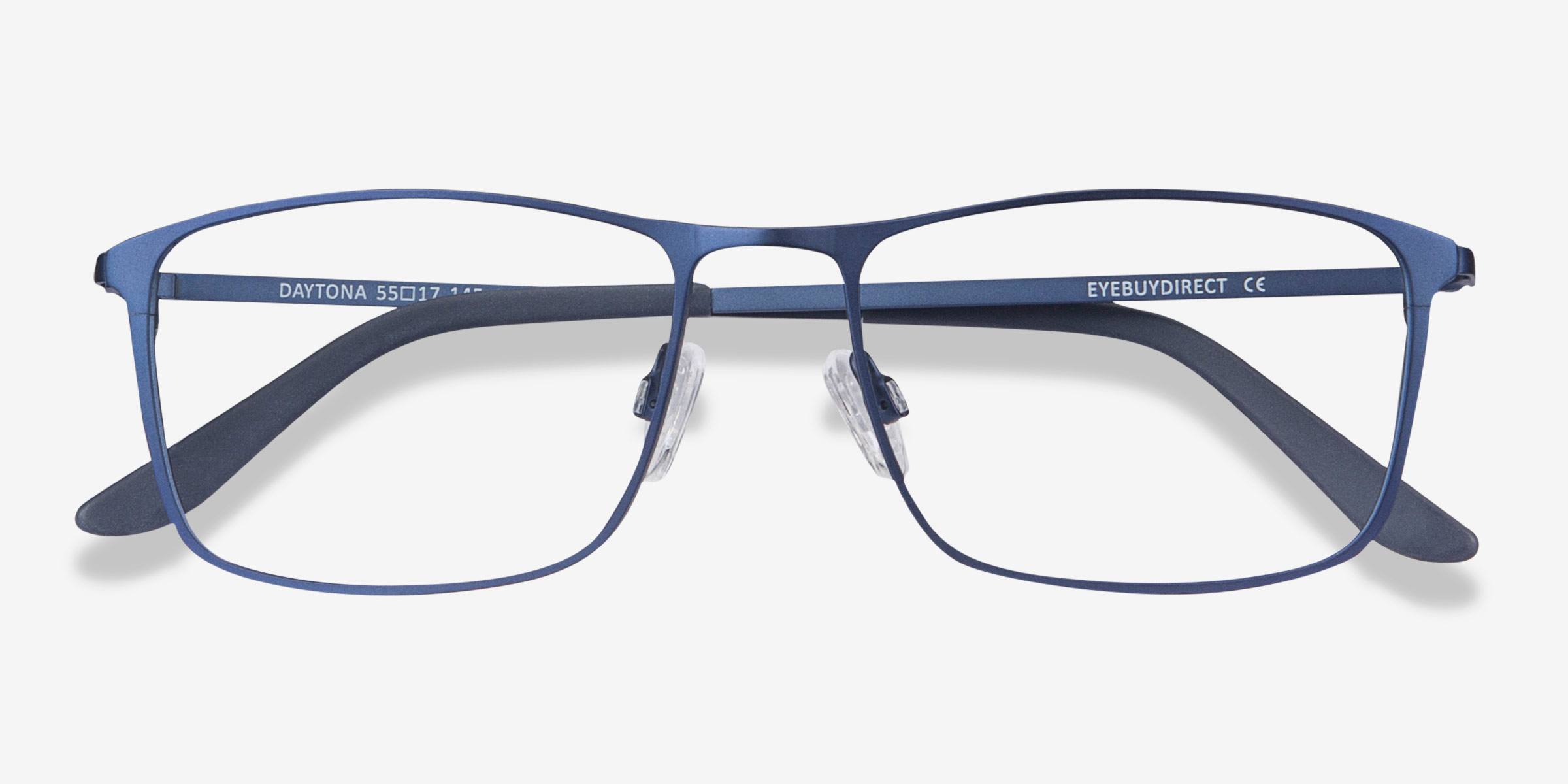 Daytona Rectangle Blue Glasses for Men | Eyebuydirect