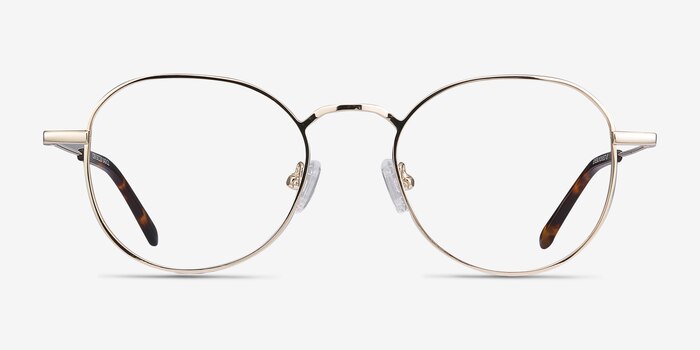 Cori Golden Metal Eyeglass Frames from EyeBuyDirect