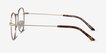 Cori Golden MetalEyeglass Frames from EyeBuyDirect, Side View