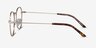 Cori Golden MetalEyeglass Frames from EyeBuyDirect, Side View