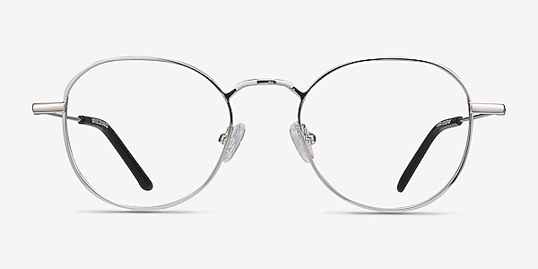 Cori Silver Metal Eyeglass Frames