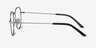 Cori Silver MetalEyeglass Frames from EyeBuyDirect, Side View
