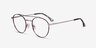 Earhart Red Tortoise MetalEyeglass Frames from EyeBuyDirect, Angle View