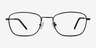 Verse Black MetalEyeglass Frames from EyeBuyDirect, Front View
