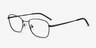 Verse Black MetalEyeglass Frames from EyeBuyDirect, Angle View