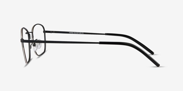 Verse Black MetalEyeglass Frames from EyeBuyDirect, Side View