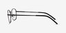 Verse Black MetalEyeglass Frames from EyeBuyDirect, Side View