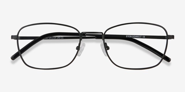 Verse Black MetalEyeglass Frames from EyeBuyDirect, Closed View