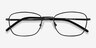 Verse Black MetalEyeglass Frames from EyeBuyDirect, Closed View