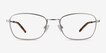 Verse Silver MetalEyeglass Frames from EyeBuyDirect, Front View