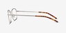 Verse Argenté MétalMontures de lunettes de vue d'EyeBuyDirect, Vue de Côté