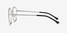 Progress Brown Silver MetalEyeglass Frames from EyeBuyDirect, Side View