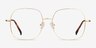 Movement Golden MetalEyeglass Frames from EyeBuyDirect, Front View