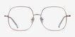 Movement Rose Gold MetalEyeglass Frames from EyeBuyDirect, Front View