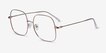 Movement Rose Gold MetalEyeglass Frames from EyeBuyDirect, Angle View