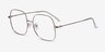 Movement Or rose MétalMontures de lunettes de vue d'EyeBuyDirect, Vue d'Angle