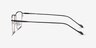 Wind Silver MetalEyeglass Frames from EyeBuyDirect, Side View