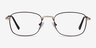 Tampa Red MetalEyeglass Frames from EyeBuyDirect, Front View