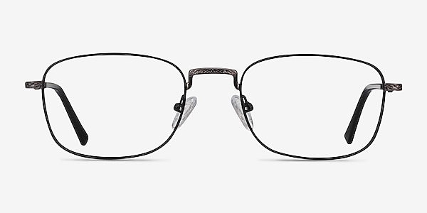 Tampa Noir Métal Montures de lunettes de vue