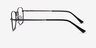 Tampa Black MetalEyeglass Frames from EyeBuyDirect, Side View