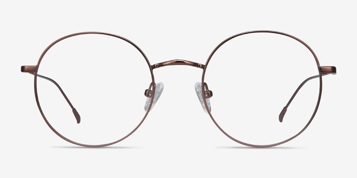 Dapper Coffee Metal Eyeglass Frames from EyeBuyDirect