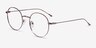 Dapper Café MétalMontures de lunettes de vue d'EyeBuyDirect, Vue d'Angle