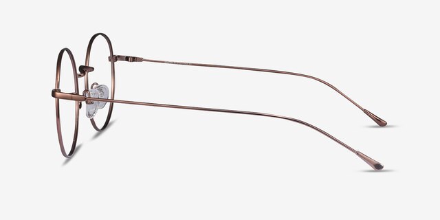 Dapper Café MétalMontures de lunettes de vue d'EyeBuyDirect, Vue de Côté