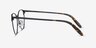Sisi Black MetalEyeglass Frames from EyeBuyDirect, Side View