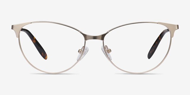 Sisi Or rose MétalMontures de lunettes de vue d'EyeBuyDirect, Vue de Face