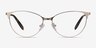 Sisi Or rose MétalMontures de lunettes de vue d'EyeBuyDirect, Vue de Face