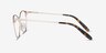 Sisi Or rose MétalMontures de lunettes de vue d'EyeBuyDirect, Vue de Côté
