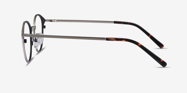 Broadway Black MetalEyeglass Frames from EyeBuyDirect, Side View