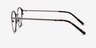Broadway Black MetalEyeglass Frames from EyeBuyDirect, Side View