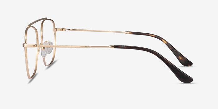 Moxie Doré Métal Montures de lunettes de vue d'EyeBuyDirect
