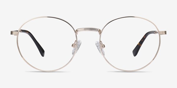 Bistro Golden Metal Eyeglass Frames