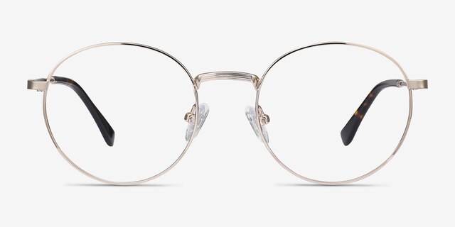 Bistro Golden MetalEyeglass Frames from EyeBuyDirect, Front View